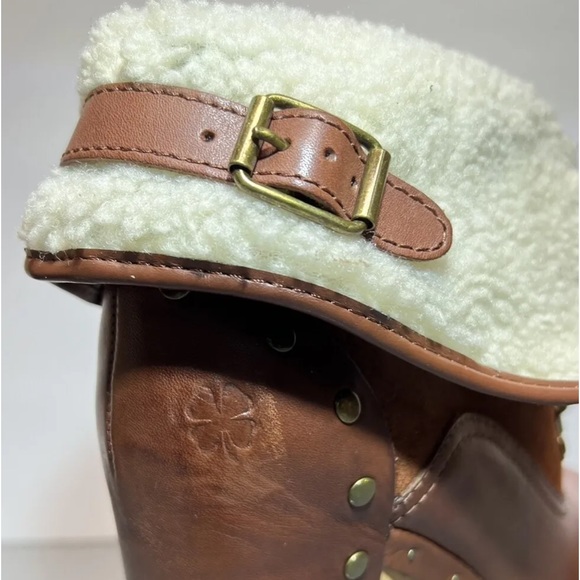 Lucky Brand Womens Tanner Platform Ankle Boots Faux Fur Whiskey Brwn Sz 10 New - Picture 7 of 11